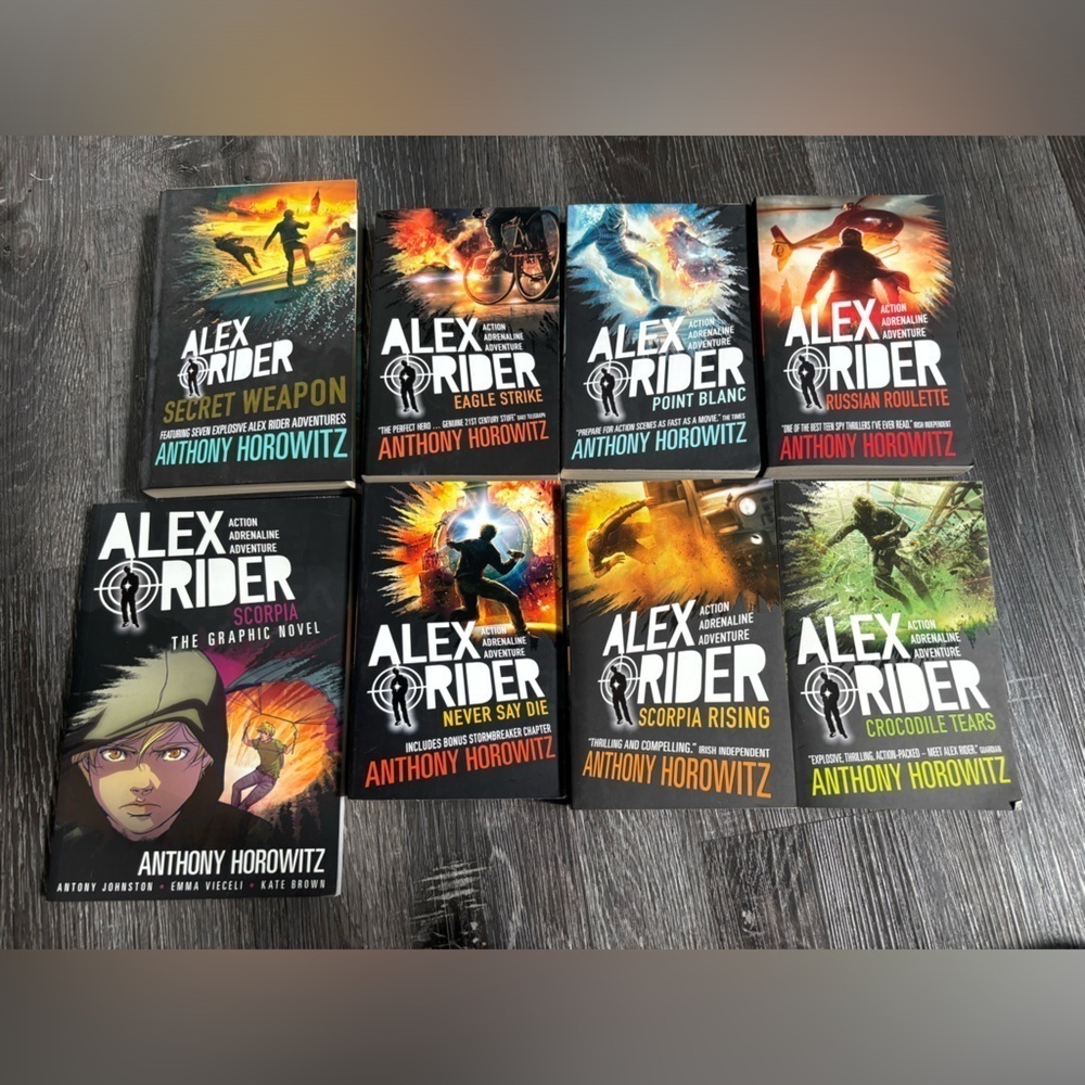 Alex Rider Novel Series by Anthony Horowitz​​​​​​